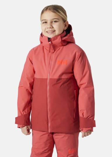 Helly Hansen Jr Traverse Jacket 101 Poppy Red 14 Skijakker Helly Hansen Jr Traverse Jacket 101 Poppy Red 14 Skijakker