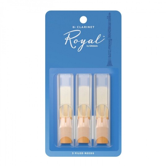 Daddario Royal by DAddario Bb Clarinet Reeds 3 (3 Pack)
