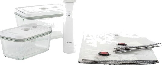 ZWILLINGStartsett Vakuum Glas Fresh & Save 7 delerHvitVakuumpakkereFra Homeroom