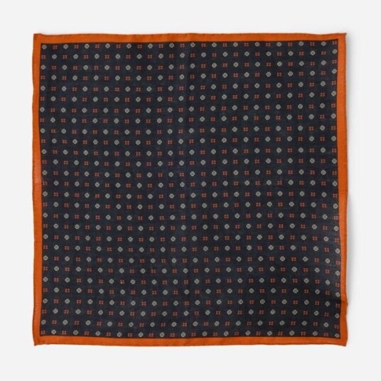 Ferner Jacobsen Hankys Linen - Blue-Orange Blå OS