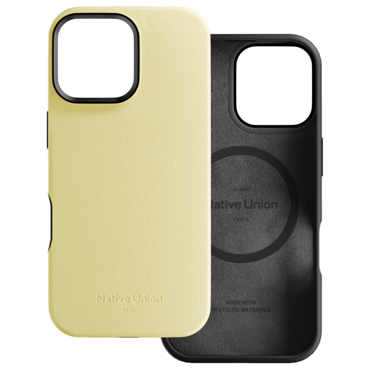 Native Union Active MagSafe Deksel til iPhone 16 Pro Max   Lemon