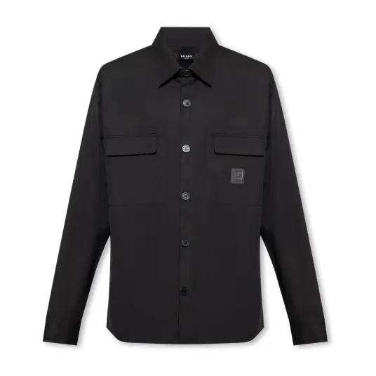 Balmain Herre Skjorter Svart 3XL Balmain Herre Skjorter Svart 3XL