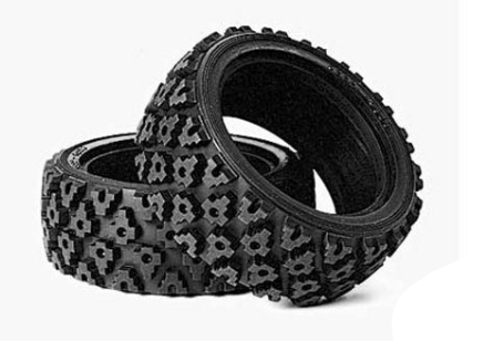 Tamiya 50476 RALLY BLOCK TIRES Tamiya 50476 RALLY BLOCK TIRES