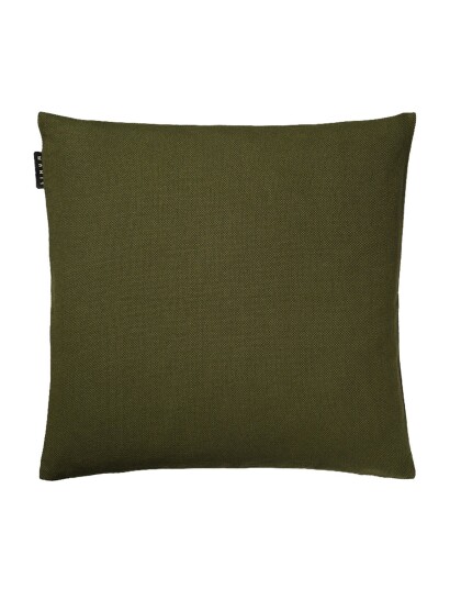 LINUM Pepper Cushion Cover Green LINUM DARK OLIVE GREEN 40X40CM
