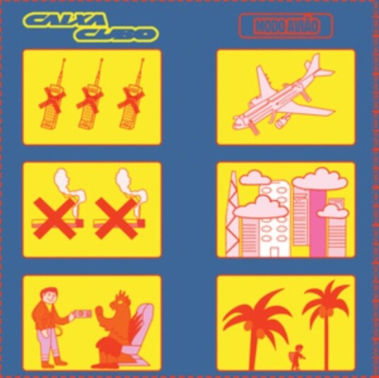 Caixa Cubo Modo Aviao Uk Vinyl