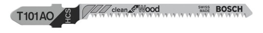 Bosch T 101 AO Stikksagblad for Tre, 3-pk, HCS