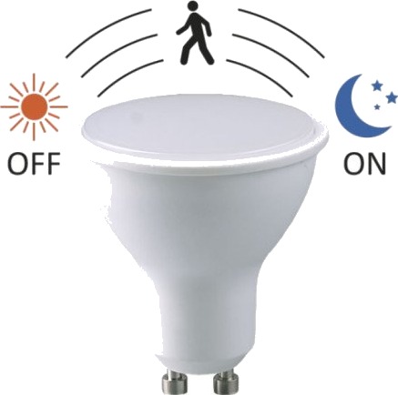 Halo Design LED GU10 lyspære med bevegelsessensor