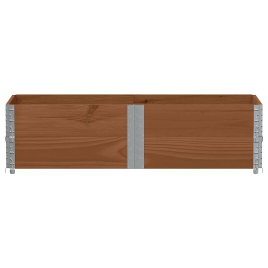 Pallekarmer 2 stk brun 150x50 cm heltre furu