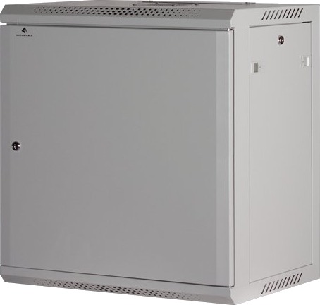 Rockstable Rs19-6412Ws Veggmonterbar Hylle 12U 60 Kg Nøkkellås Justerbare Bein Hvit