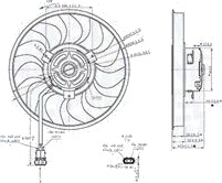 MAGNETI MARELLI 069422888010 Kjølevifte MAGNETI MARELLI 069422888010 Kjølevifte