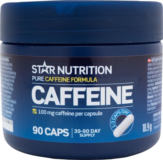 Star Nutrition Caffeine 100 Mg, 90 Caps, kosttilskudd 90caps STD Star Nutrition Caffeine 100 Mg, 90 Caps, kosttilskudd 90caps STD