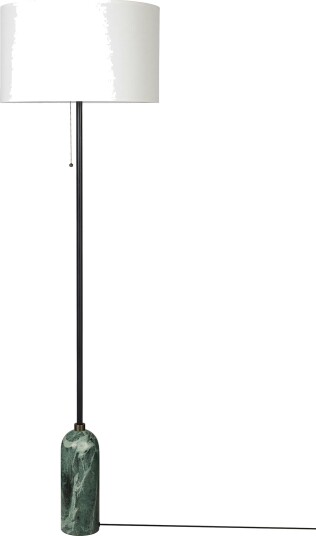 Gravity Floor Lamp White / Emerald