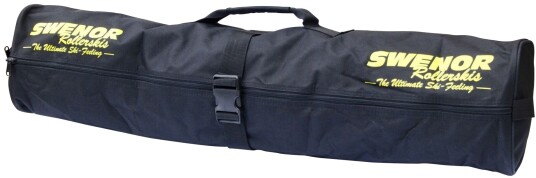 Swenor Roller Ski Bag Sort/Gul OS Swenor Roller Ski Bag Sort/Gul OS