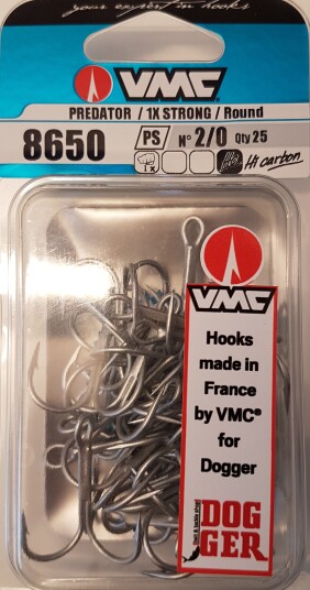 VMC 8650PS Trekrok #2/0 25 pack