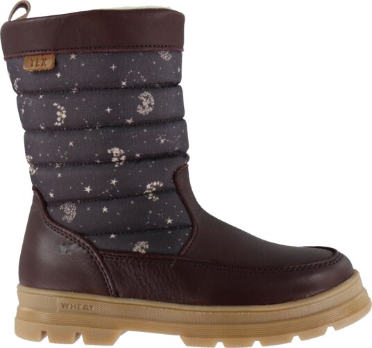 Wheat Vintersko - Koa Tex - Plum Trøffelstjerner - Wheat - 31 - Vinterstøvler Bordeaux Brun Lilla