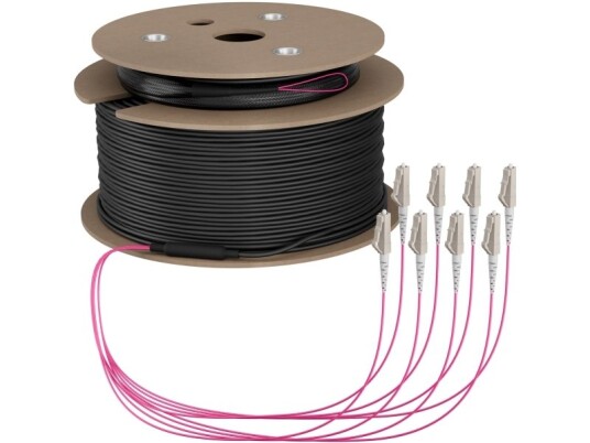 Efb Elektronik Trunk Kabel U-Dq Zn Bh Om4 8G 1X8 Lc-Lc 90M Dca Lszh - Kabel - 90 M (O8322s90om4)