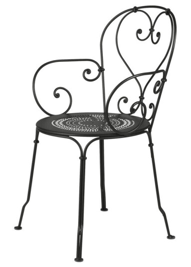 Fermob 1900 Armchair Liquorice 42