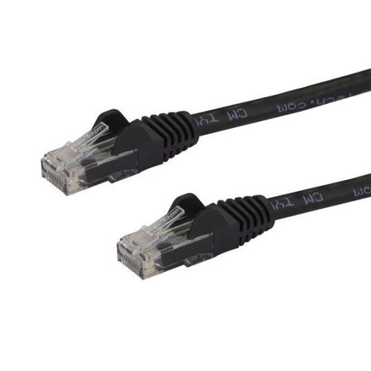 StarTech Patchkabel Cat6 Snagless 15 m Svart