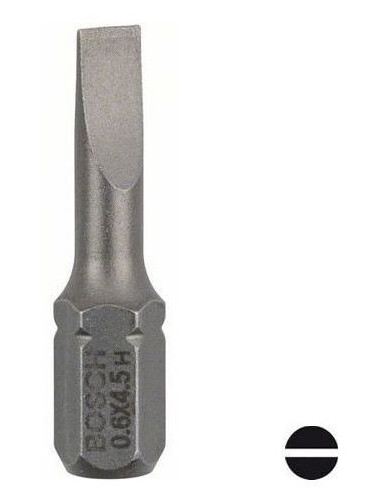 Bosch S Bits S0,6x4,5 3-pakn. 25mm