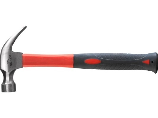 Kwb 445826, Klohammare, Stål, Glasfibrer, Svart, Röd, 450 G Kwb 445826, Klohammare, Stål, Glasfibrer, Svart, Röd, 450 G
