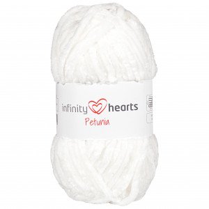 Infinity Hearts Petunia Garn 01 Hvit Infinity Hearts Petunia Garn 01 Hvit