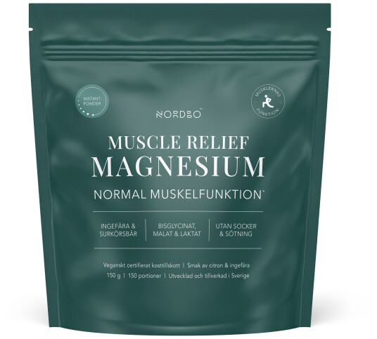 NORDBO - Muscle Relief Instant Magnesium 150 g NORDBO - Muscle Relief Instant Magnesium 150 g