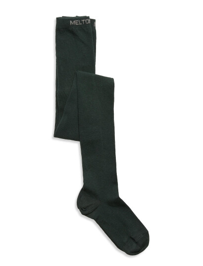 Melton Cotton Tights   Green   56/62