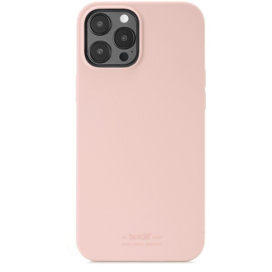 Holdit iPhone 12 / 12 Pro Soft Touch Silikon Deksel - Blush Pink