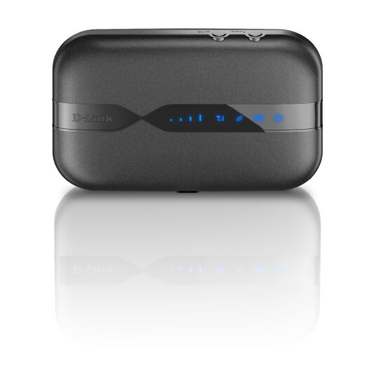 D-Link DWR-932 4G Trådløs WiFi Hotspot med 150 Mbps Hastighet Sort D-Link DWR-932 4G Trådløs WiFi Hotspot med 150 Mbps Hastighet Sort
