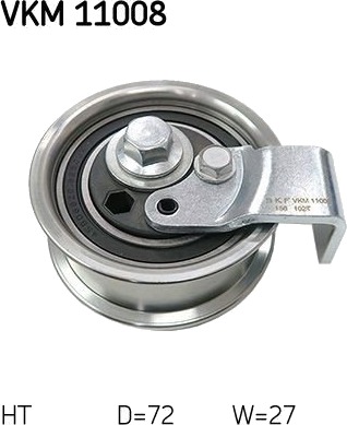 Strammehjul, registerreim SKF VKM 11008