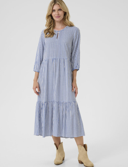 Cream Crtiah Flounce Dress - Blue - 44 Cream Crtiah Flounce Dress - Blue - 44