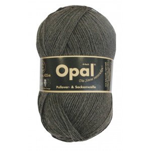 Opal Uni 4-trådet Garn Unicolor 5191 Antrasit Melert
