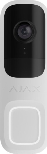 Ajax Video Dørklokke 4MP AI PIR Sensor App Styring Hvit Ajax Video Dørklokke 4MP AI PIR Sensor App Styring Hvit