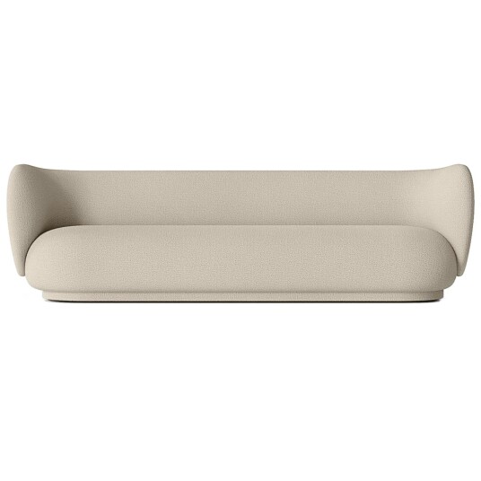Ferm Living Rico Wool Boucle 4 Seter Sofa Naturlig