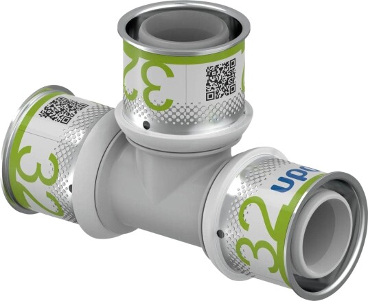 Uponor S-press Ppsu Kompositt T-rør 32-32-32mm