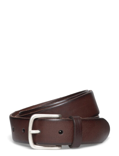 Anderson"s Denim Leather Belt Brown 3 Cm Brown 85