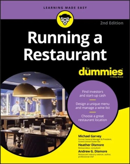 Running A Restaurant For Dummies Av Michael Garvey, Andrew G. Dismore, Heather Dismore