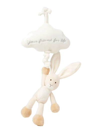Teddykompaniet Diinglisar, Speldosa Moln, Kanin, Beige - White - 37 CM Teddykompaniet Diinglisar, Speldosa Moln, Kanin, Beige - White - 37 CM