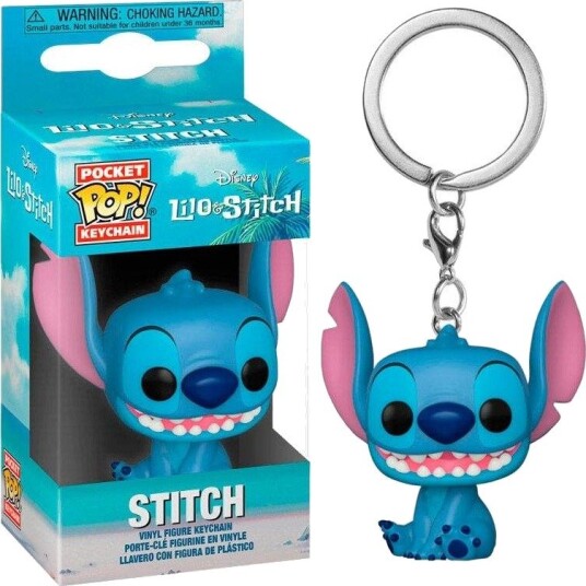 Northix Lilo and Stitch Pocket POP nøkkelring samleobjekt Disney-figur