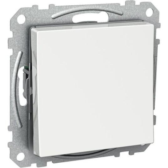 Schneider Electric Exxact WDE002131 Strømbryter firkantet vippe, uten klør, hvit Kryss