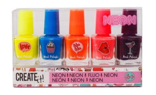 CREATE IT! Beauty Nail Polish Neon 5pcs.