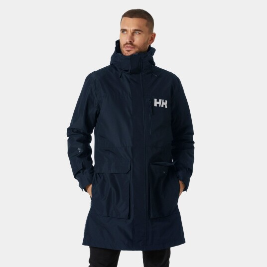 Helly Hansen Herre Rigging Vanntett Frakk Med Indre Jakke Marineblå L