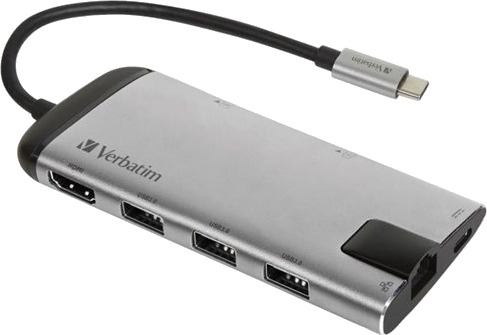 Verbatim - docking station - USB-C - HDMI - GigE Verbatim - docking station - USB-C - HDMI - GigE
