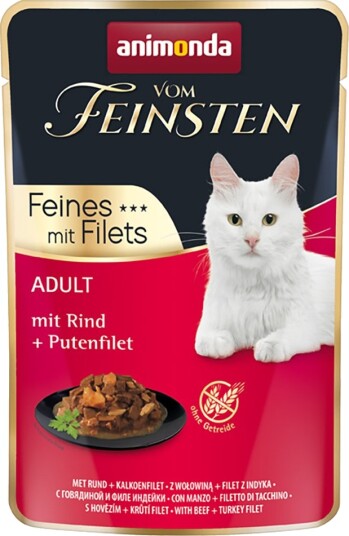 Animonda Vom Feinsten Våtfôr Adult Med + Kalkunfilet Okse 18 X 85 G Animonda Vom Feinsten Våtfôr Adult Med + Kalkunfilet Okse 18 X 85 G