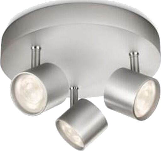Philips myLiving Star spotter i tak aluminium
