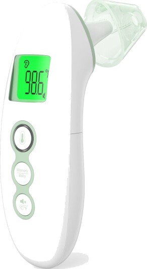 Momcozy Momcozy Non Contact Forehead And Ear Thermometer White Momcozy Momcozy Non Contact Forehead And Ear Thermometer White