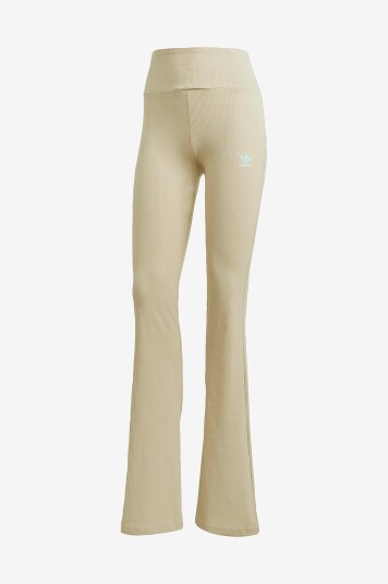 Adidas Originals Tights Essentials Rib Flared Tights Beige