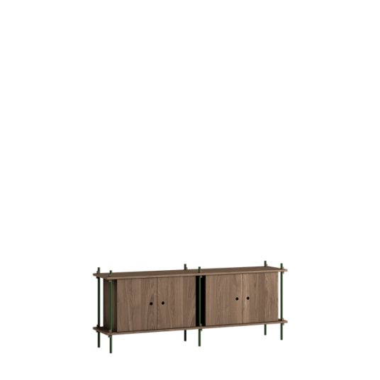 MOEBE S.65.2.D.SO Hyllesystem Røkt Eik/furugrønn MOEBE S.65.2.D.SO Hyllesystem Røkt Eik/furugrønn