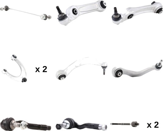 Styresett hjuloppheng RIDEX 2905L0017