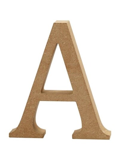 Creativ Company Letter A MDF 13cm 1pc.
